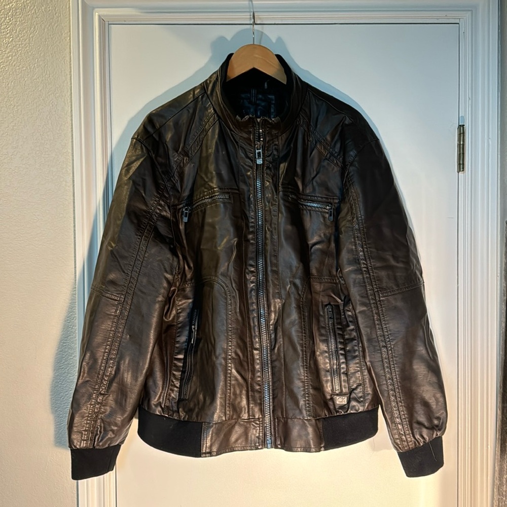 Vintage Calvin Klein Men’s Bomber Jacket